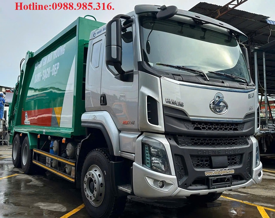 xe chở rác 3 chân